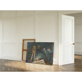 Garçons se baignant - Edvard Munch | Reproduction Tableau Décoration murale affiche copie
