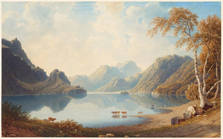 George Fennell Robson - A Loch in Scotland.webp