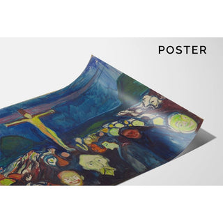 Golgotha - Edvard Munch | Reproduction Tableau Décoration murale affiche copie