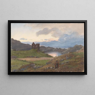Hans Gude - Tarbert Castle Scotland.webp