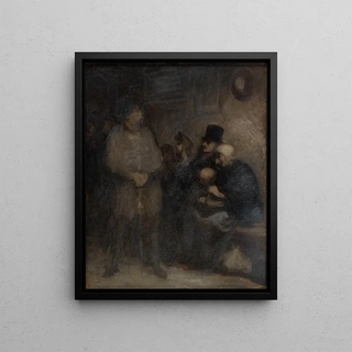 Honor Daumier - Une salle dattente The Waiting Room.webp
