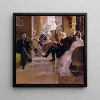 Intérieur de la maison de Rudolfina Wasastjerna à Helsinki, Pohjoisranta 6 - Torsten Wasastjerna