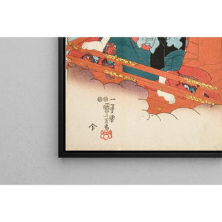 Iwai Hanshiro V dans le rôle de Shirai Gonpachi - Utagawa Kuniyoshi | Reproduction Tableau Décoration murale affiche copie