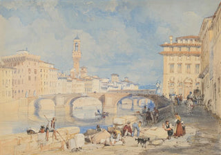 James Duffield Harding - Ponte Santa Trinit Florence.webp