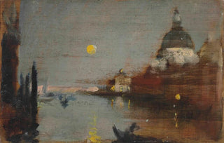 James Jebusa Shannon - Sta Maria Della Salute From The Grand Canal With A Full Moon Venice.webp