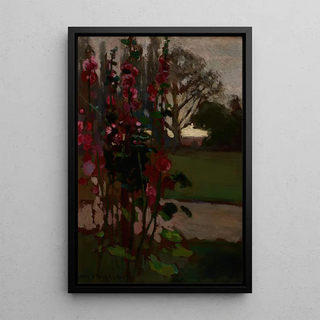 Jan Stanislawski - Hollyhocks Polish Autumn.webp