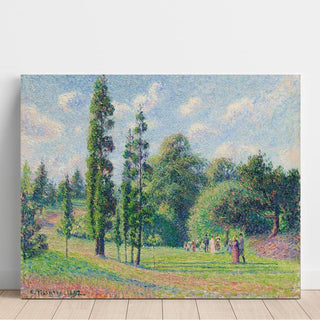 Jardin de Kew, Londres, Près d'un Étang - Camille Pissarro | Reproduction Tableau Décoration murale affiche copie