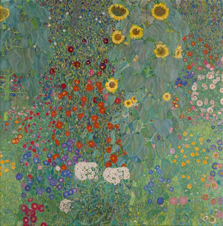 Jardin de Paysans avec Tournesols - Gustav Klimt