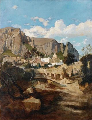 JeanJosephFranois Bellel - View Of The Capri monastery.webp