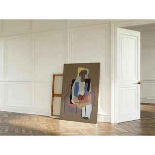 Jeune Fille Assise - Georges Valmier | Reproduction Tableau Décoration murale affiche copie