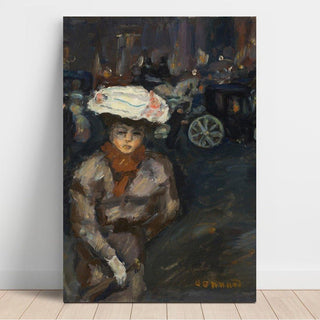 Jeune fille dans la rue - Pierre Bonnard | Reproduction Tableau Décoration murale affiche copie