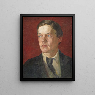 Johan Rohde - Portrait of Swedish painter Gustaf Wolmar.webp