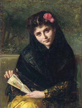 John Bagnold Burgess - A Spanish Beauty.webp