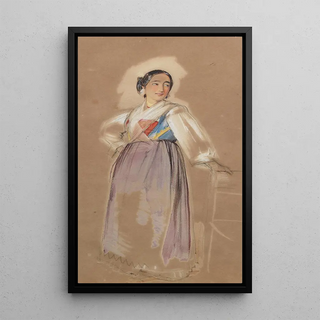 John Frederick Lewis - A Spanish woman.webp