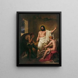 JosephFerdinand Lancrenon - Philmon et Baucis reoivent Jupiter et Mercure.webp