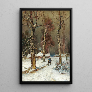 Julius Sergius Klever - A Winter Evening.webp