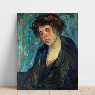 Kvinna - Nils Dardel | Reproduction Tableau Décoration murale affiche copie