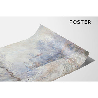 L'Entrée de Giverny sous la Neige - Claude Monet | Reproduction Tableau Décoration murale affiche copie