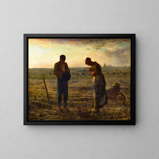 L'angelus - Jean-François Millet | Reproduction Tableau Décoration murale copie