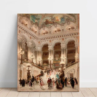 L’escalier de l’Opéra de Louis Béroud | Reproduction Tableau Décoration murale affiche copie