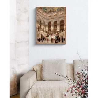 L’escalier de l’Opéra de Louis Béroud | Reproduction Tableau Décoration murale affiche copie