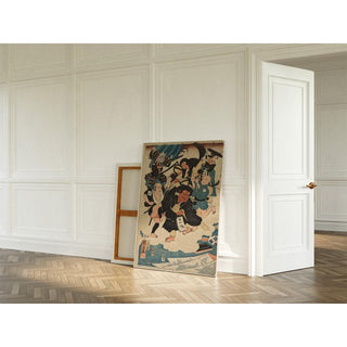 L'étrange histoire d'Ukiyo Matahei - Utagawa Kuniyoshi | Reproduction Tableau Décoration murale affiche copie