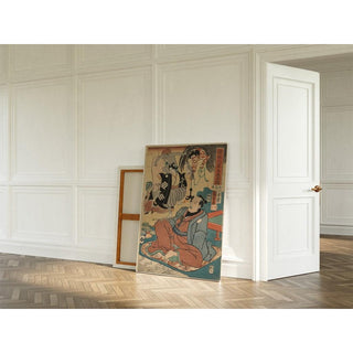 L'étrange histoire d'Ukiyo Matahei et de ses célèbres peintures - Utagawa Kuniyoshi | Reproduction Tableau Décoration murale affiche copie
