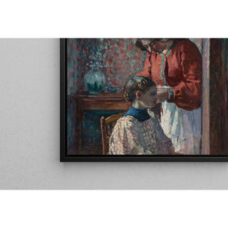 La Coiffure Mme Lebasque Coiffant sa Fille - Henri Lebasque | Reproduction Tableau Décoration murale affiche copie