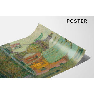 La Fontaine, Saint-Paul De Vence - Henri Le Sidaner | Reproduction Tableau Décoration murale affiche copie