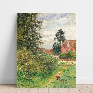 La Maison des Anglais, Éragny - Camille Pissarro | Reproduction Tableau Décoration murale affiche copie