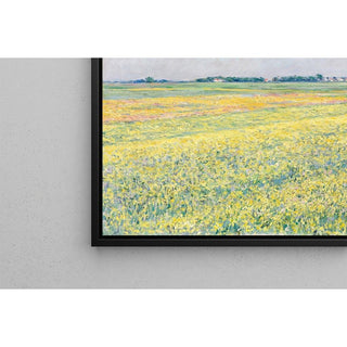 La Plaine de Gennevilliers, Champs Jaunes - Gustave Caillebotte | Reproduction Tableau Décoration murale affiche copie