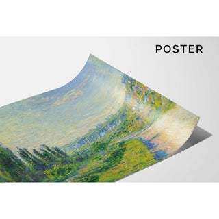 La Route De Vétheuil - Claude Monet | Reproduction Tableau Décoration murale affiche copie