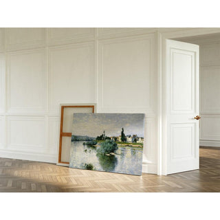La Seine à Lavacourt - Claude Monet | Reproduction Tableau Décoration murale affiche copie