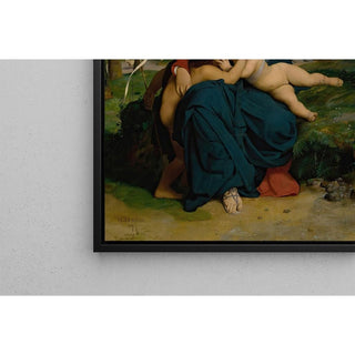 La Vierge, L'Enfant Jésus et Saint Jean - Jean-Léon Gérôme | Reproduction Tableau Décoration murale affiche copie