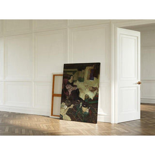 La belle sage-femme, le bébé et la belle mère - Dean Cornwell | Reproduction Tableau Décoration murale affiche copie