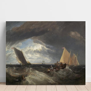 La jonction de la Tamise et de la Medway - Joseph Mallord William Turner | Reproduction Tableau Décoration murale affiche copie