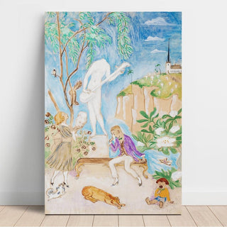 La statue brisée II - Nils Dardel | Reproduction Tableau Décoration murale affiche copie