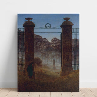 Le Cimetière - Caspar David Friedrich | Reproduction Tableau Décoration murale affiche copie