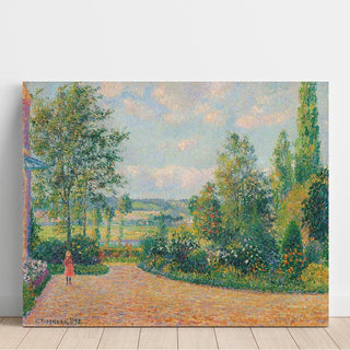 Le Jardin d'Octave Mirbeau, la Terrasse, Les Damps - Camille Pissarro | Reproduction Tableau Décoration murale affiche copie