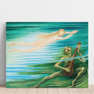 Le Nymphe des eaux - Nils Dardel | Reproduction Tableau Décoration murale affiche copie