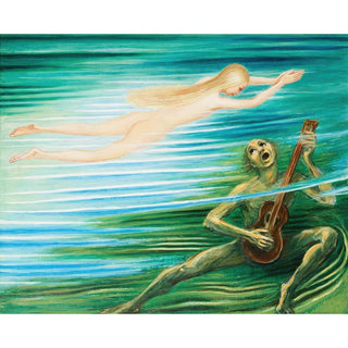 Le Nymphe des eaux - Nils Dardel | Reproduction Tableau Décoration murale affiche copie