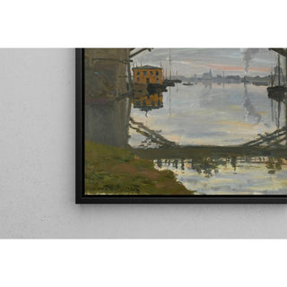 Le Pont de bois - Claude Monet | Reproduction Tableau Décoration murale affiche copie