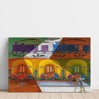 Le Transsibérien Express - Nils Dardel | Reproduction Tableau Décoration murale affiche copie