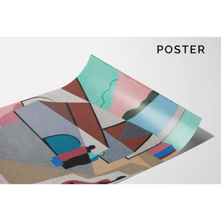 Le Village - Georges Valmier | Reproduction Tableau Décoration murale affiche copie