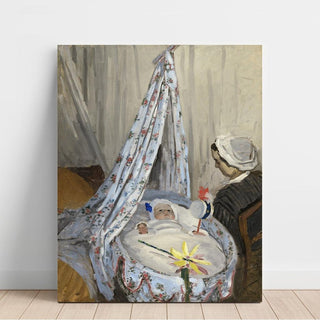 Le berceau, Camille avec le fils de l'artiste, Jean - Claude Monet | Reproduction Tableau Décoration murale affiche copie