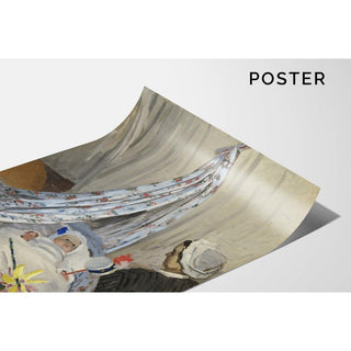 Le berceau, Camille avec le fils de l'artiste, Jean - Claude Monet | Reproduction Tableau Décoration murale affiche copie