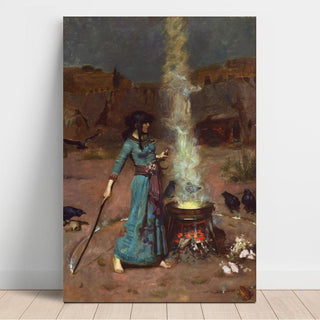 Le cercle magique - John William Waterhouse | Reproduction Tableau Décoration murale affiche copie