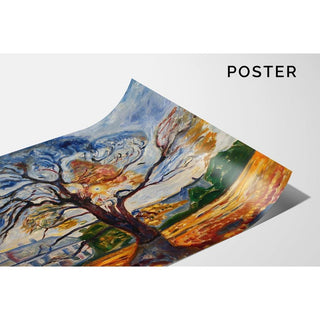 Le chêne - Edvard Munch | Reproduction Tableau Décoration murale affiche copie