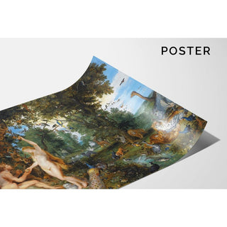 Le jardin d'Eden et la chute de l'homme - Peter Paul Rubens | Reproduction Tableau Décoration murale affiche copie