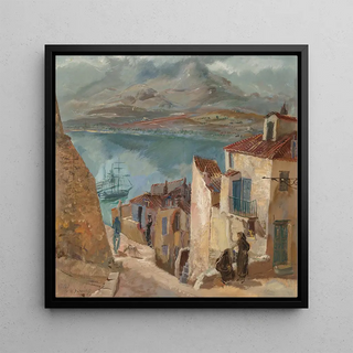 Le port de Calvi - Alexandre Jacovleff